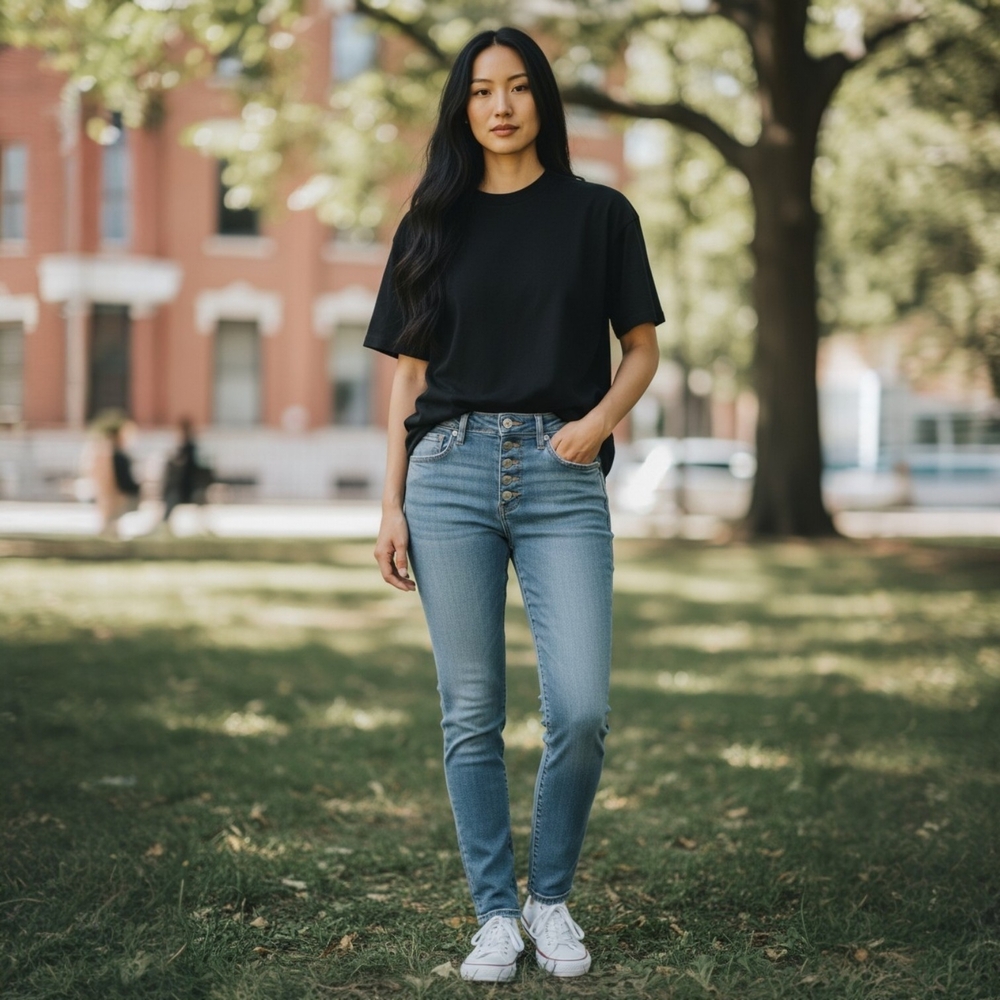 We The Free. Free People. Light Blue Skinny Jeans